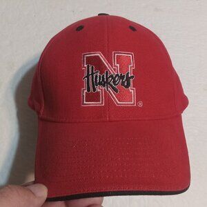 Nebraska Cornhuskers Licensed Unisex Hat/Cap OSFM Red/Black